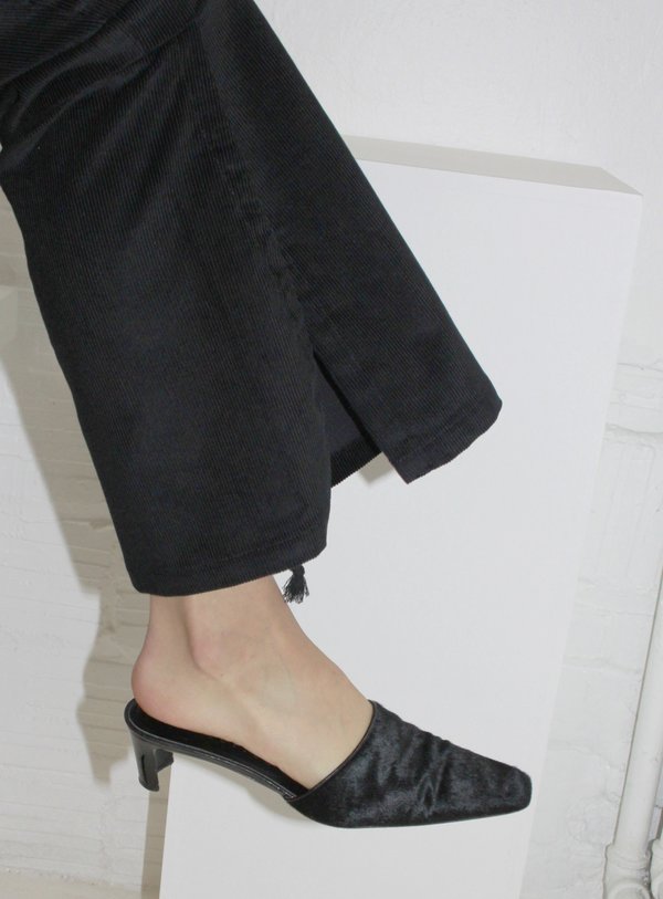 Ann Klein Vintage Calf Hair Mule - lack Ann Klein Vintage Calf Hair Mule - lack