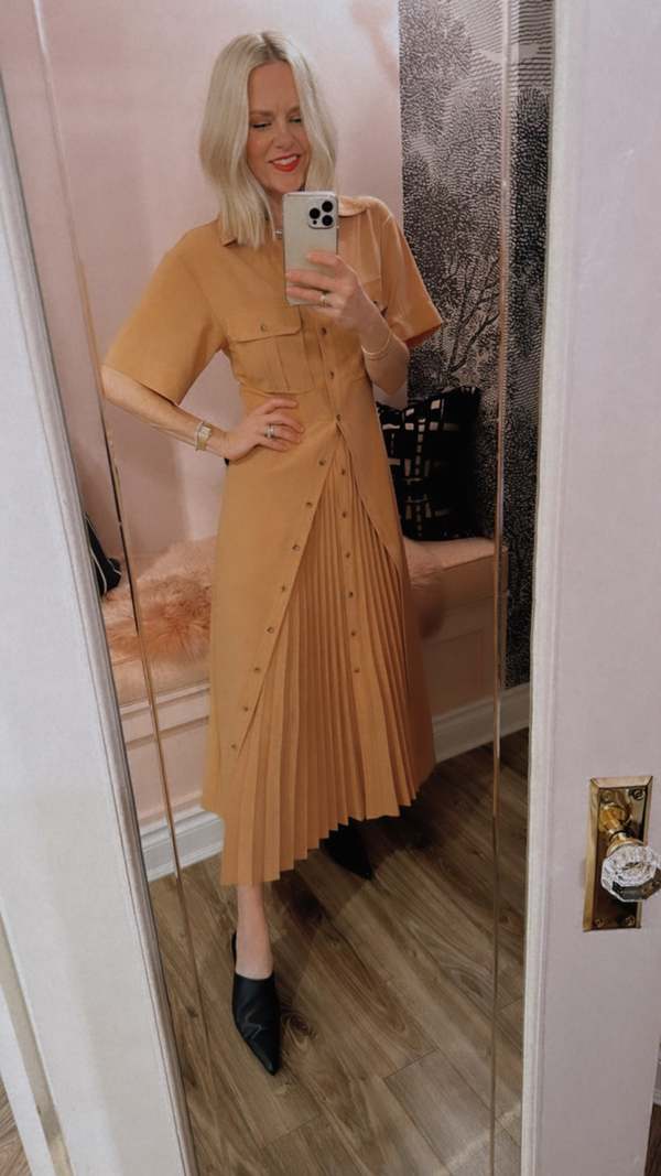 knee length dresses for ladies FLORENCE WHITE COTTON MIDI DRESS – DISSH main image 0