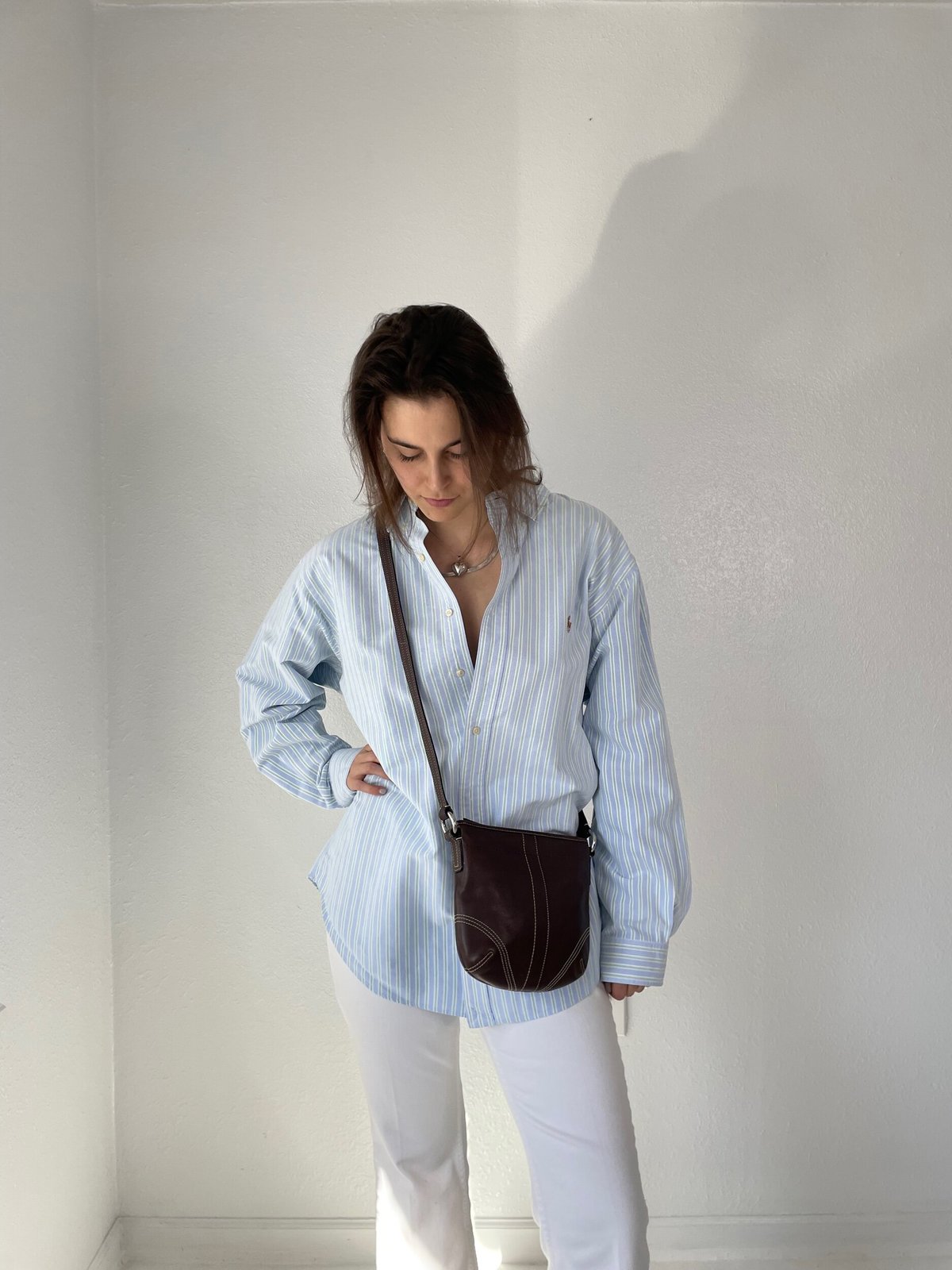 Vintage Coach crossbody - Brown - Image 4 of 9