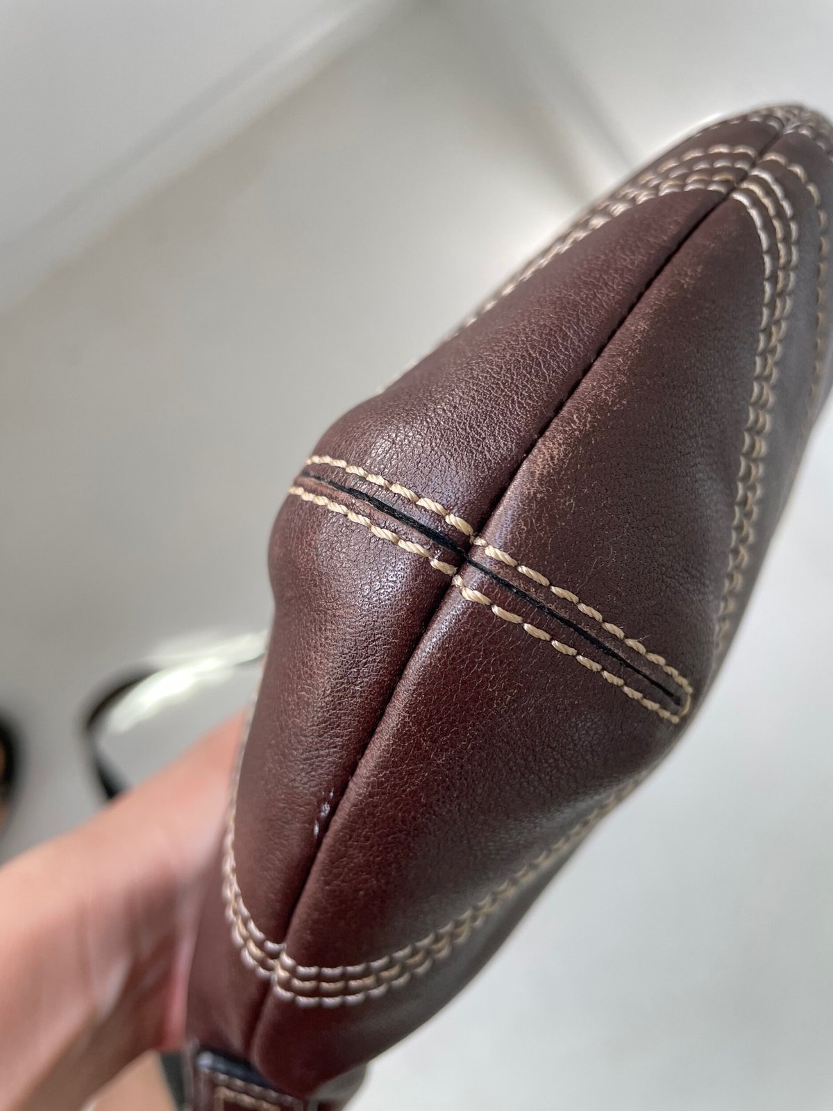 Vintage Coach crossbody - Brown - Image 8 of 9