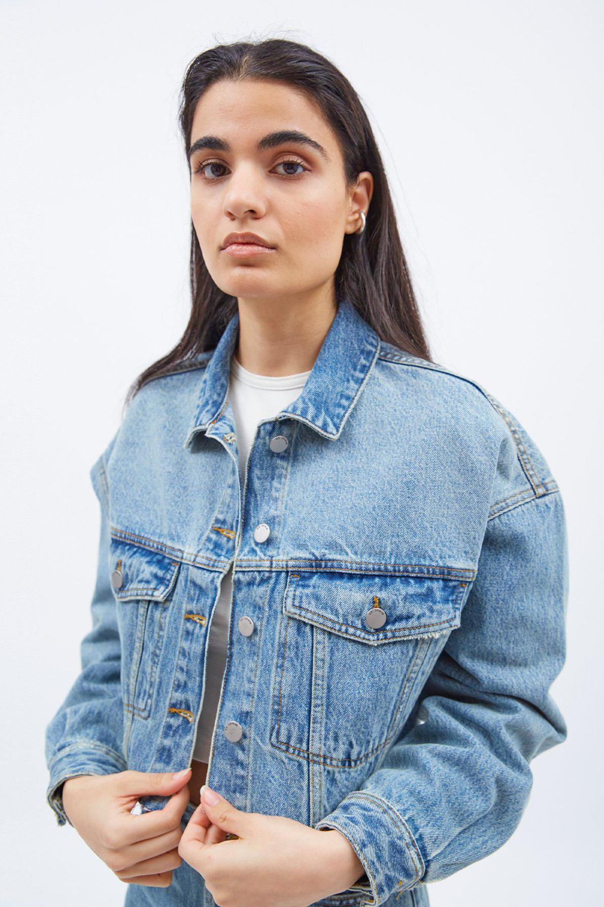 dr.denim sandi denim jacket Blue Garmentory