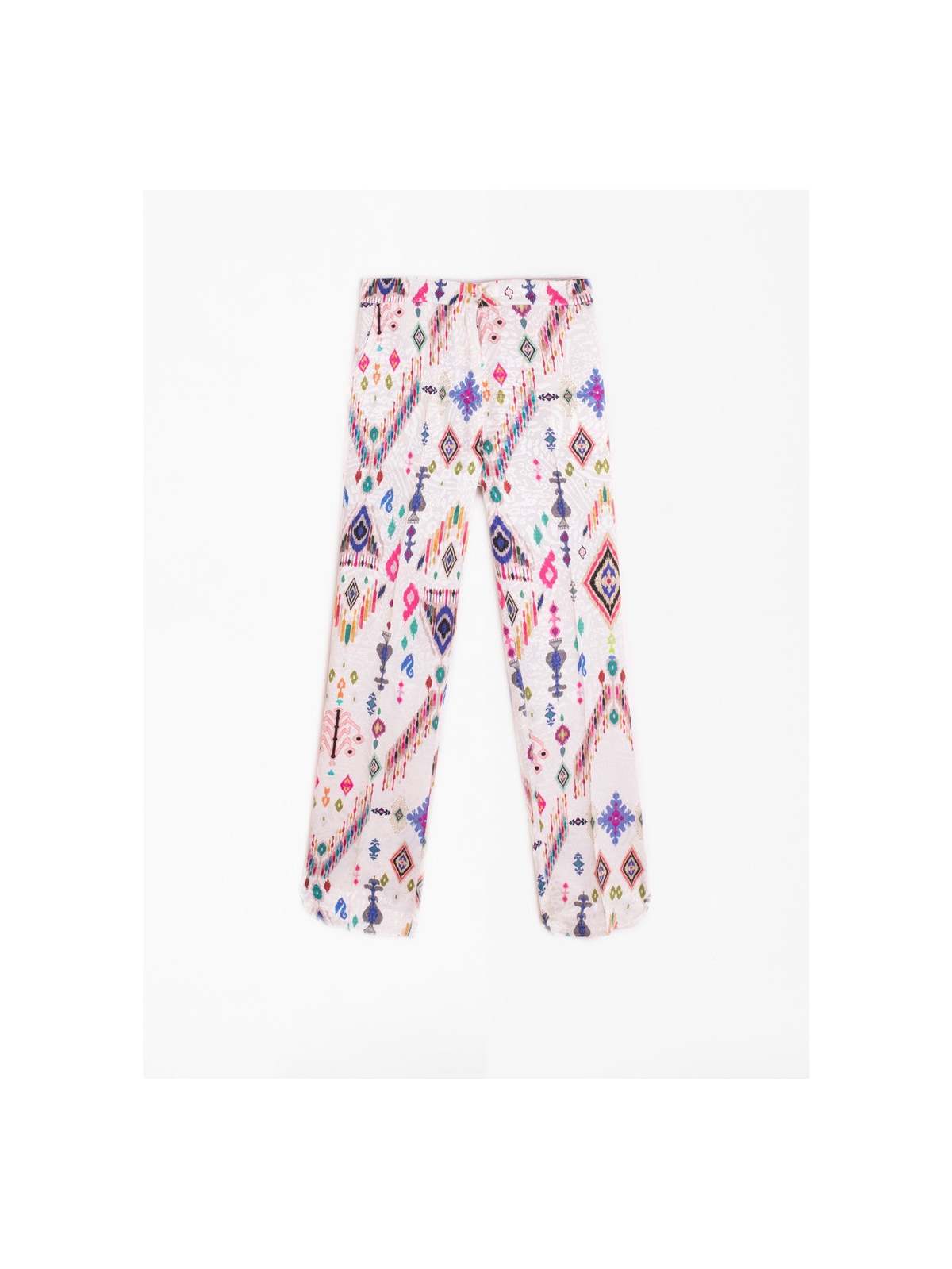 Vilagallo Women's BETTINA Wide Leg Cropped Trousers In Navy 32212 main image 1