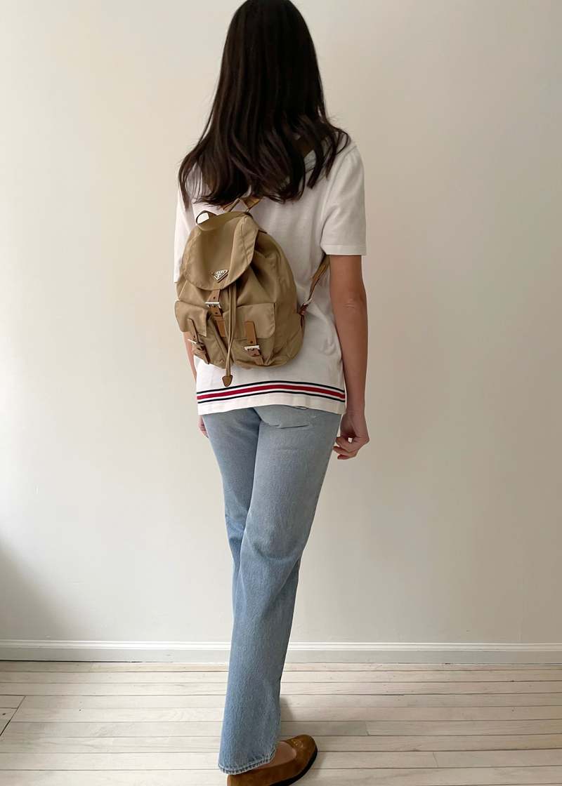 Vintage Prada Nylon Backpack | Garmentory