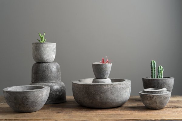 apotspot Ruth Planter In Cement apotspot Ruth Planter In Cement