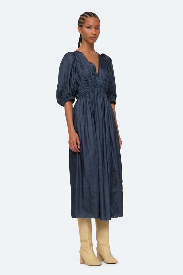 roberta midi dress Sea NY Roberta Dress - Navy