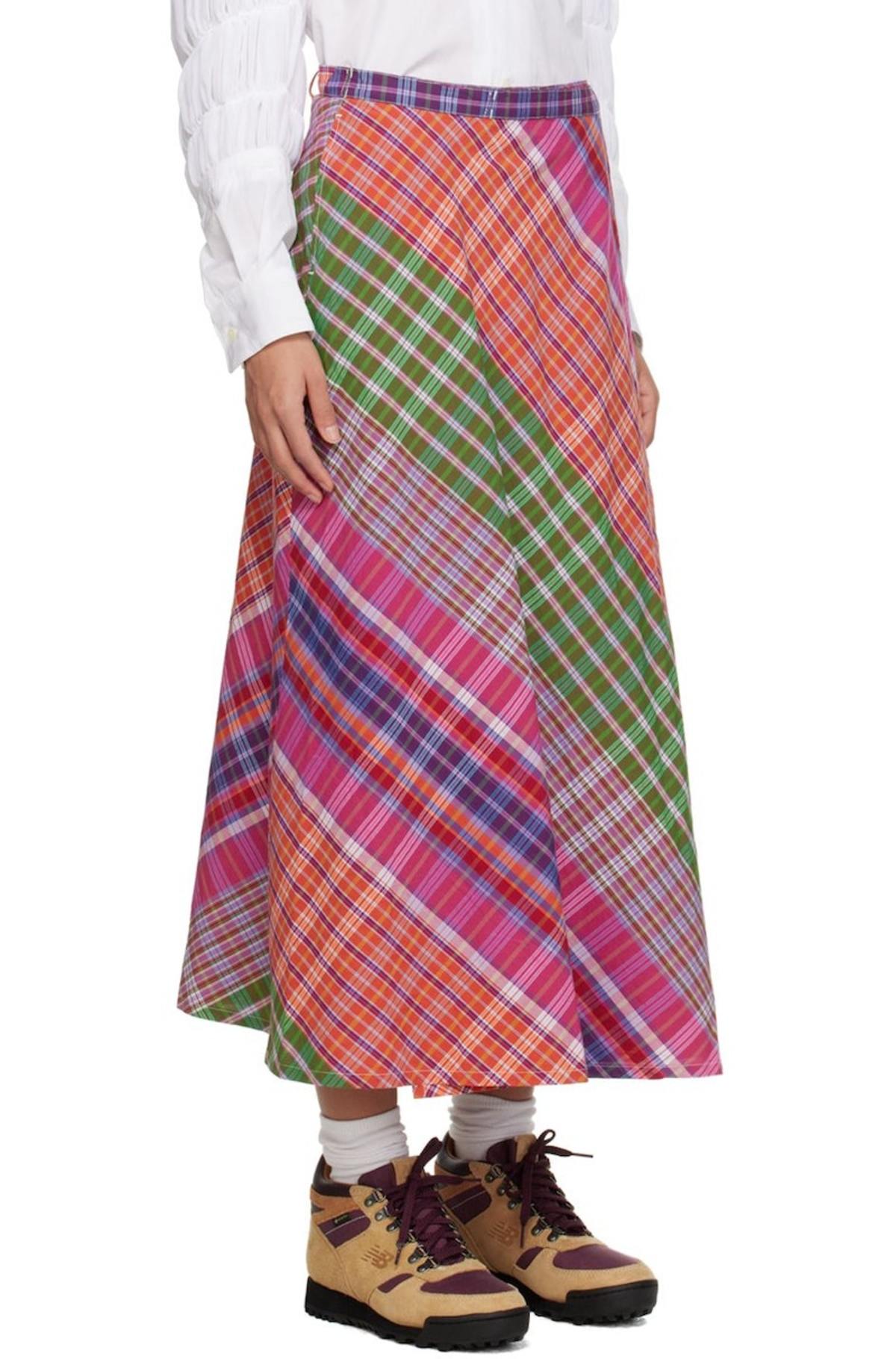 Engineered Garments Wrap Midi Skirt Multicolor Garmentory