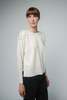 Santicler KATHRYN RELAXED FIT PULLOVER WITH PEARL BEADING - SOFT WHITE - Thumbnail 2