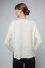 Santicler KATHRYN RELAXED FIT PULLOVER WITH PEARL BEADING - SOFT WHITE - Thumbnail 4
