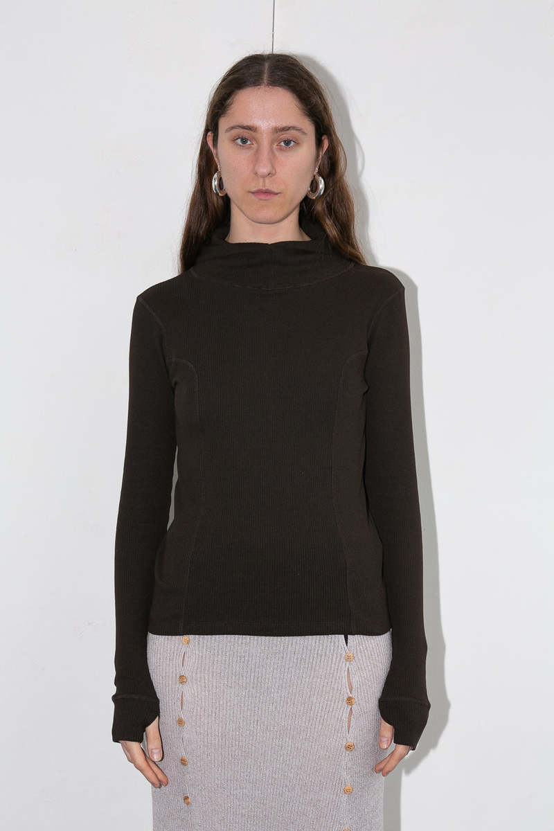 Baserange Hanifa Hoodie - Dark Brown | Garmentory