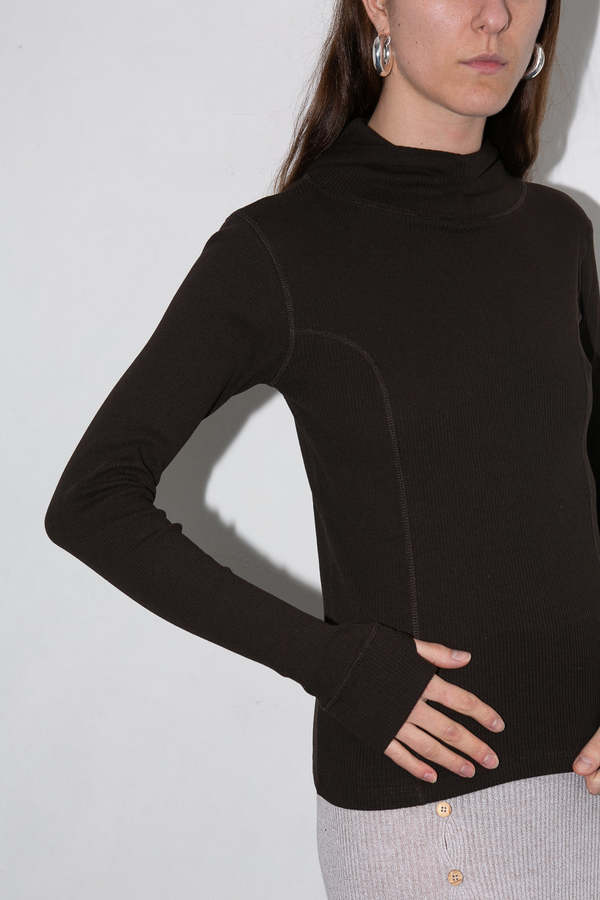 Baserange Hanifa Hoodie - Dark Brown | Garmentory