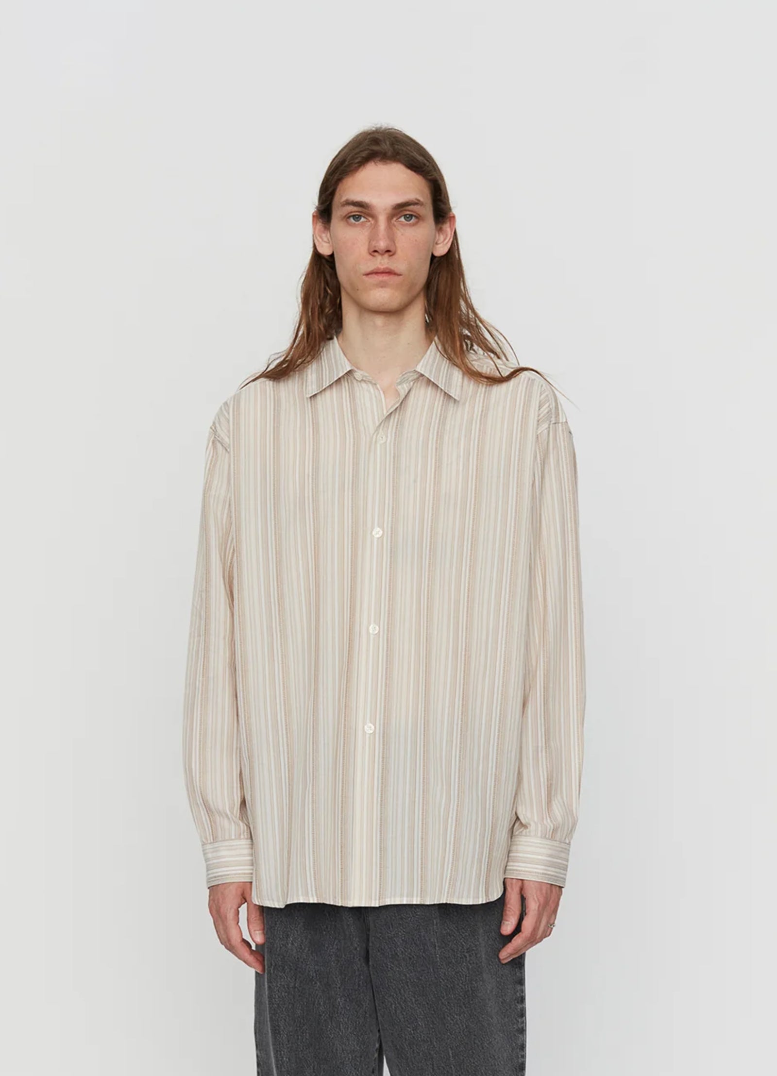mfpen エムエフペン Generous Shirt 70s STRIPE Generous 70s Shirt in Stripe