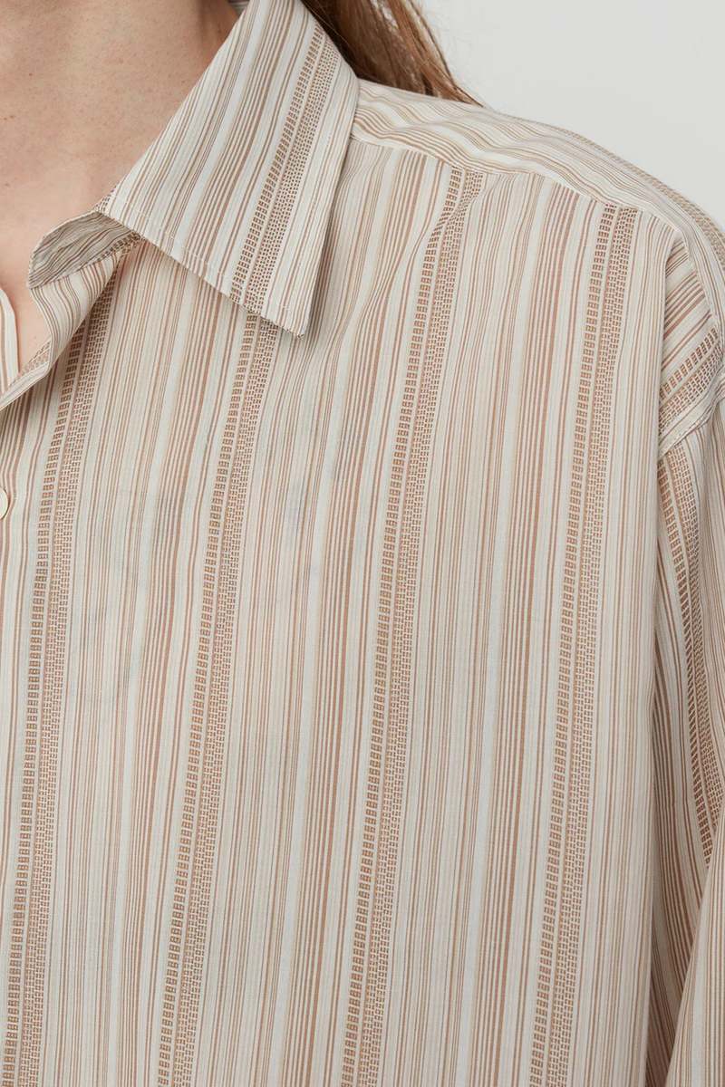 mfpen エムエフペン Generous Shirt 70s STRIPE Generous 70s Shirt in Stripe