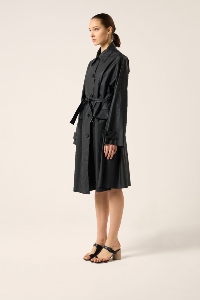 MM6 Maison Margiela Single-breasted belted trench coat