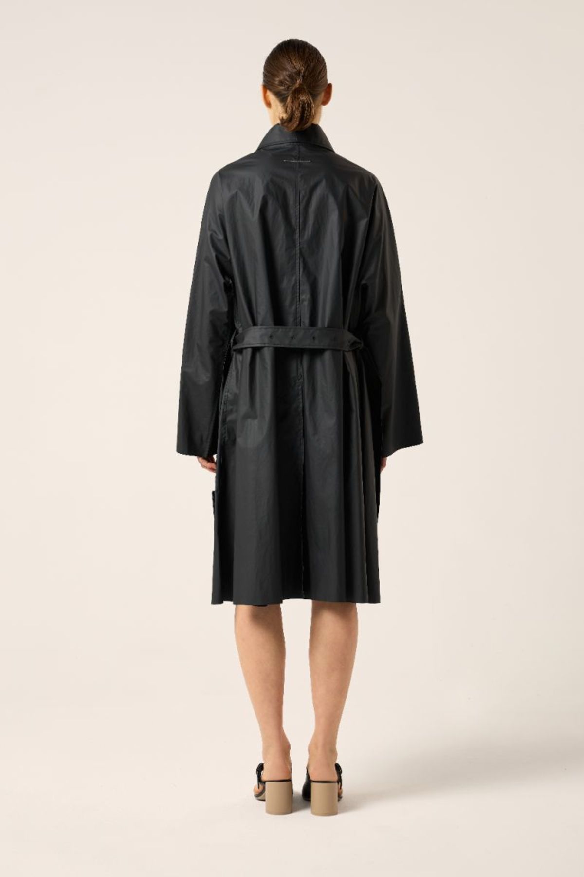 コート Maison Margiela SINGLE-BREASTED TRENCH COAT MM6 Maison Margiela single-breasted Trench Coat | Grey