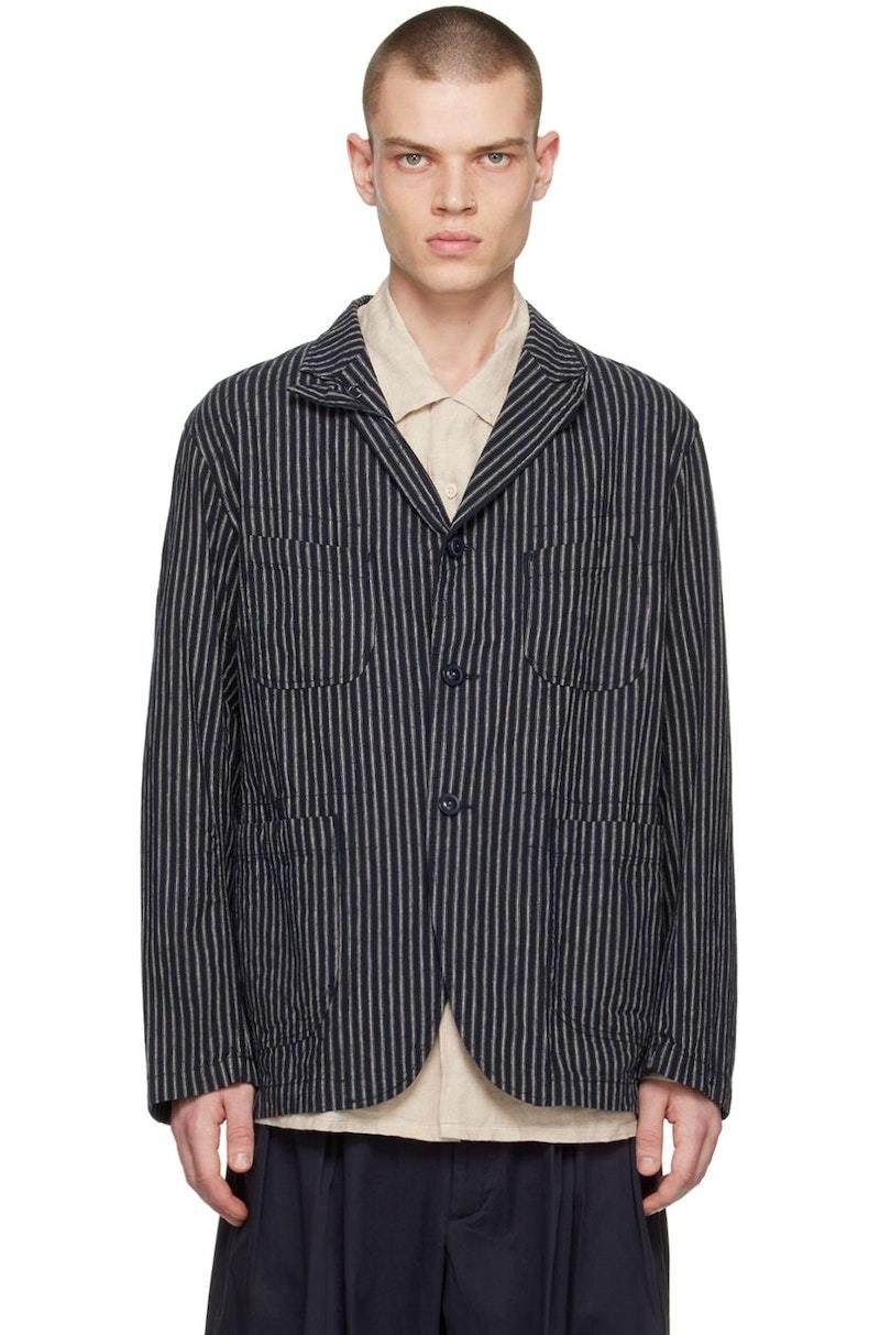 ENGINEERED GARMENTS BEDFORD JACKET グレー Bedford Jacket in Grey PC Tanker Twill – Blue Owl Workshop