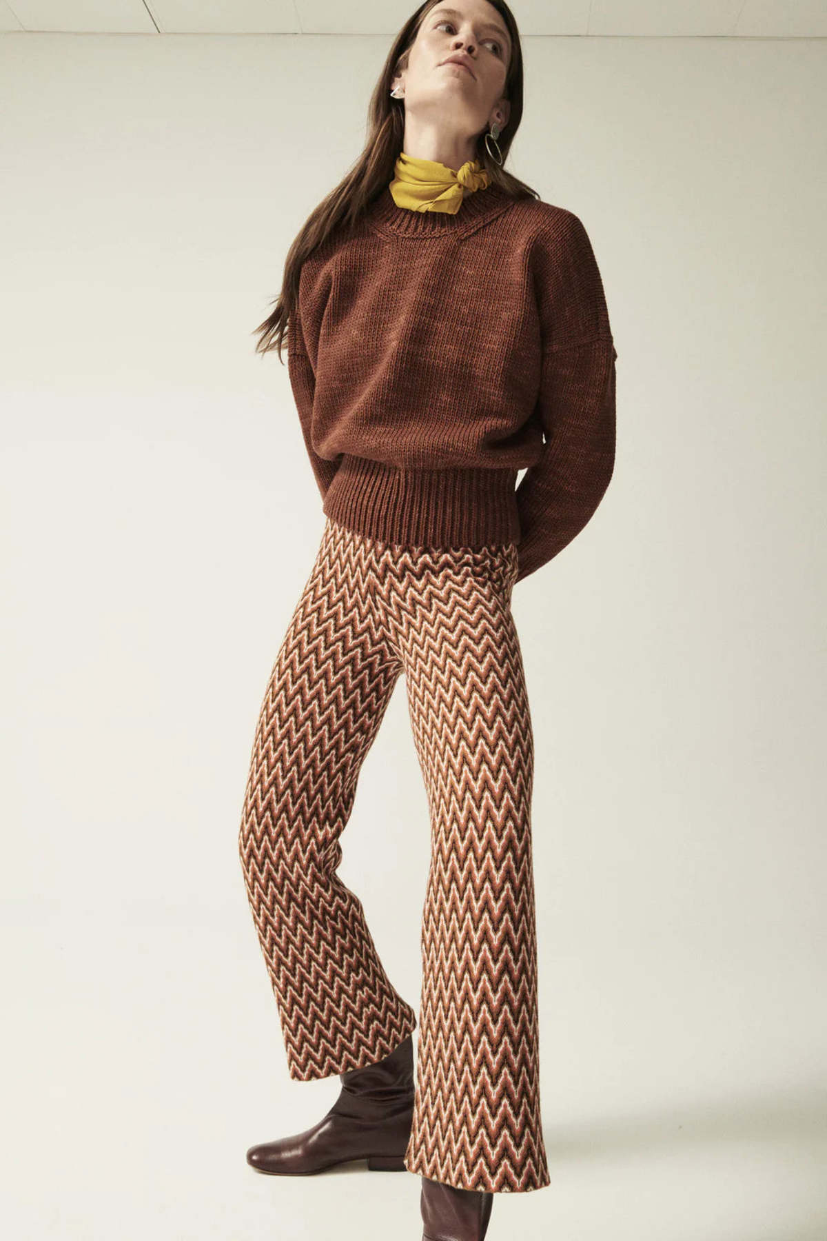Misha & Puff Florentine Jacquard Kingston Pant - Resin Tempo