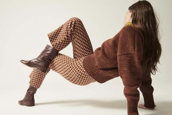 Misha & Puff Florentine Jacquard Kingston Pant - Resin Tempo