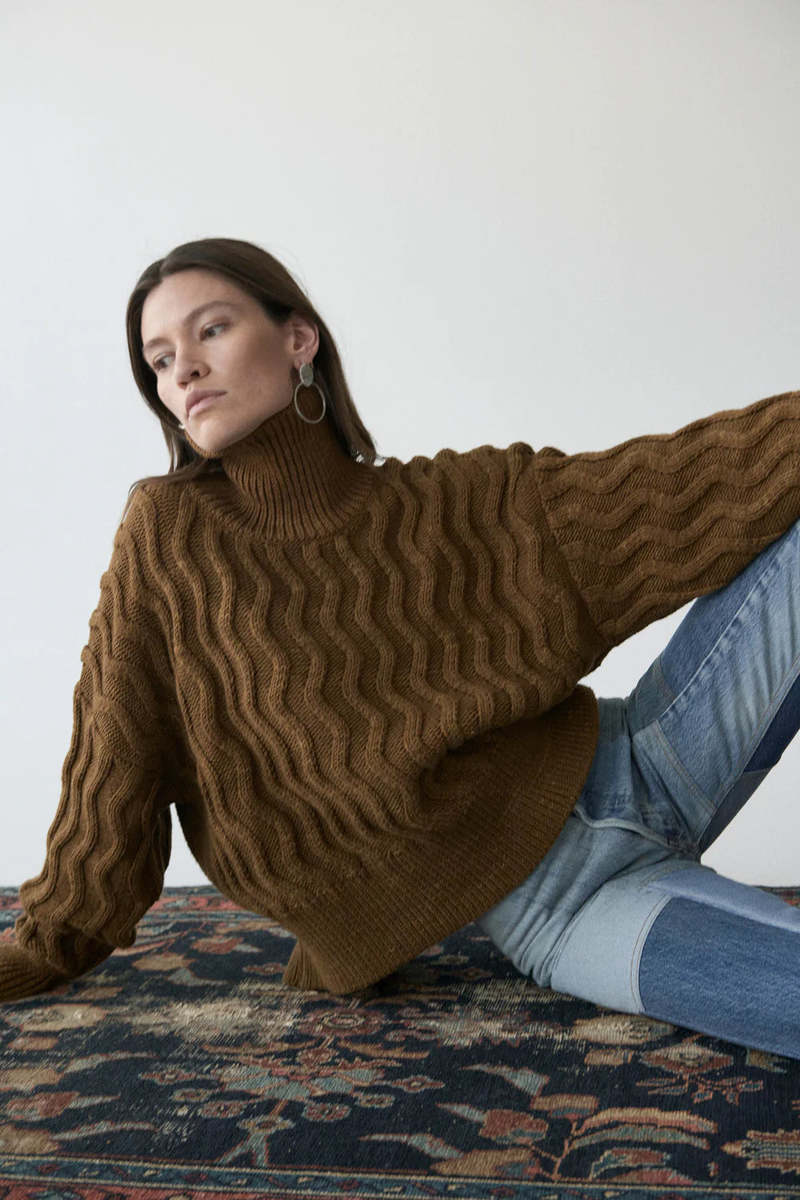 Misha & Puff Wake Ridge Sweater - Resin | Garmentory