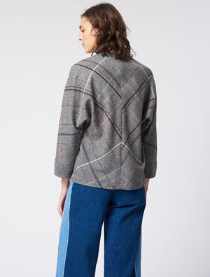 Stephan Schneider Plaid Pendulum Top Stephan Schneider Plaid Pendulum Top