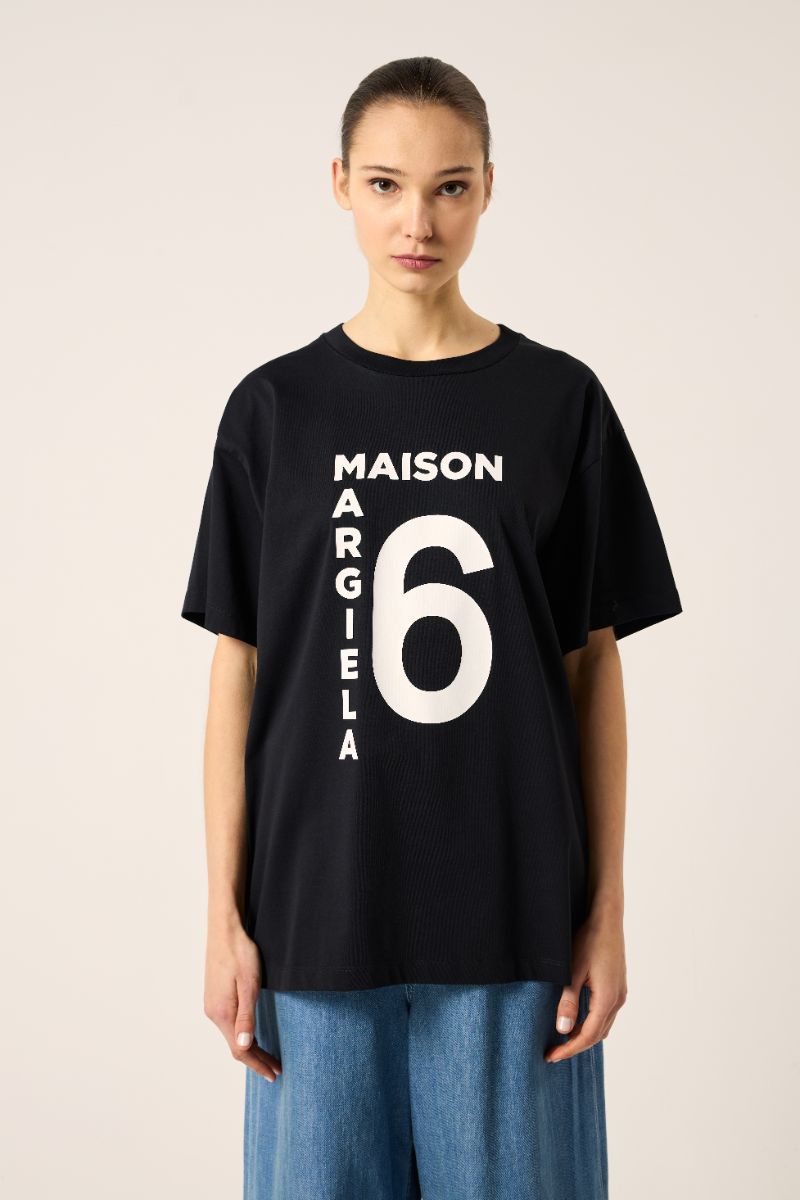 MM6 Maison Margiela Rabbit Print T-Shirt (Washed Black) – CNCPTS
