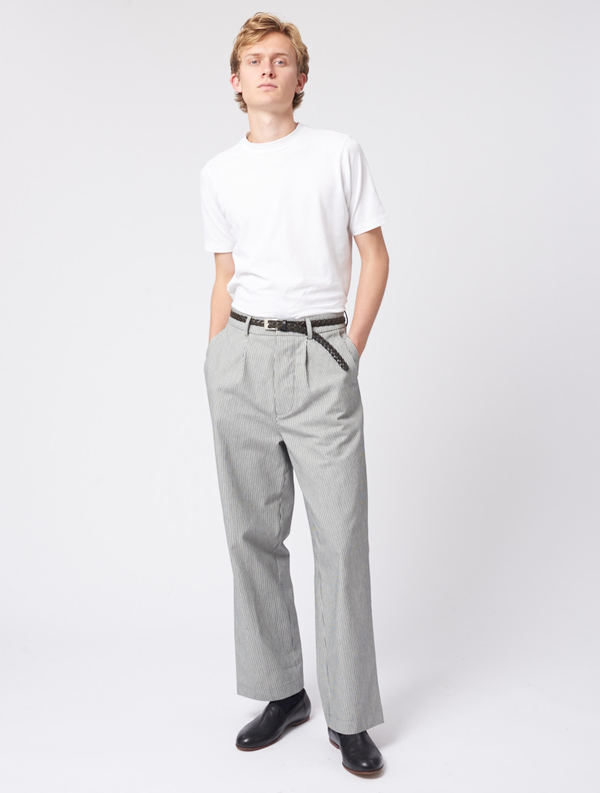 OTHER Woody Wide Leg Trouser - stripe OTHER Woody Wide Leg Trouser - stripe