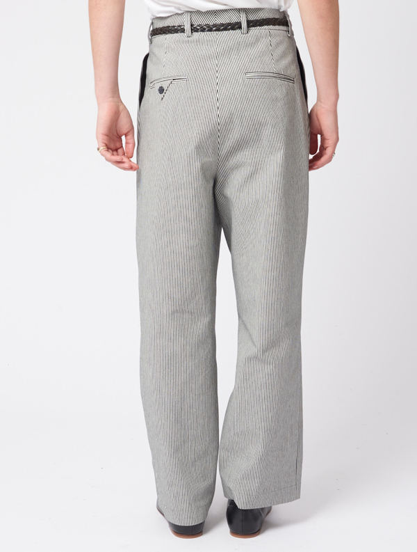 OTHER Woody Wide Leg Trouser - stripe OTHER Woody Wide Leg Trouser - stripe