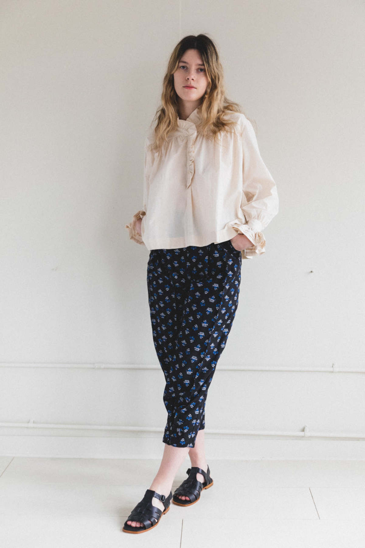 専用）CAWLEY STUDIO_SOPHIE SHIRT_COTTON JAPANESE STRIPED COTTON SOPHIE SHIRT