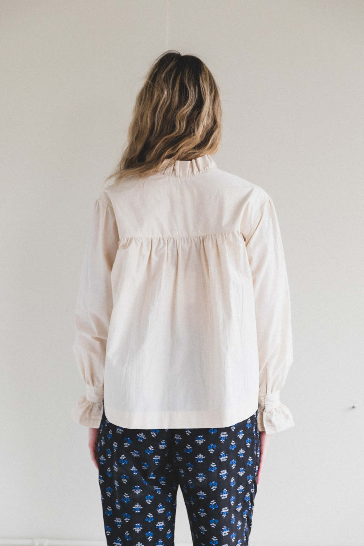 CAWLEY STUDIO SOPHIE SHIRT - JAPANESE ECRU COTTON | Garmentory