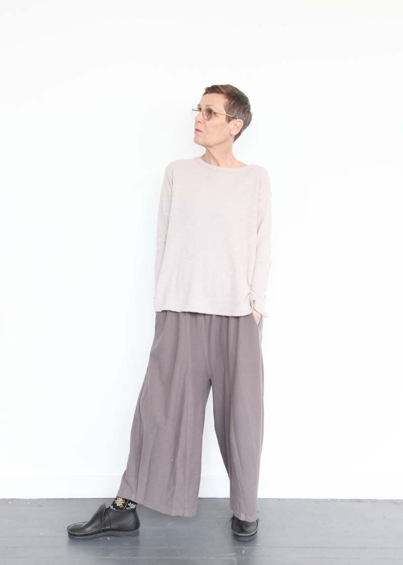Eleven Stitch | Double Pocket Cotton Pant in Clove