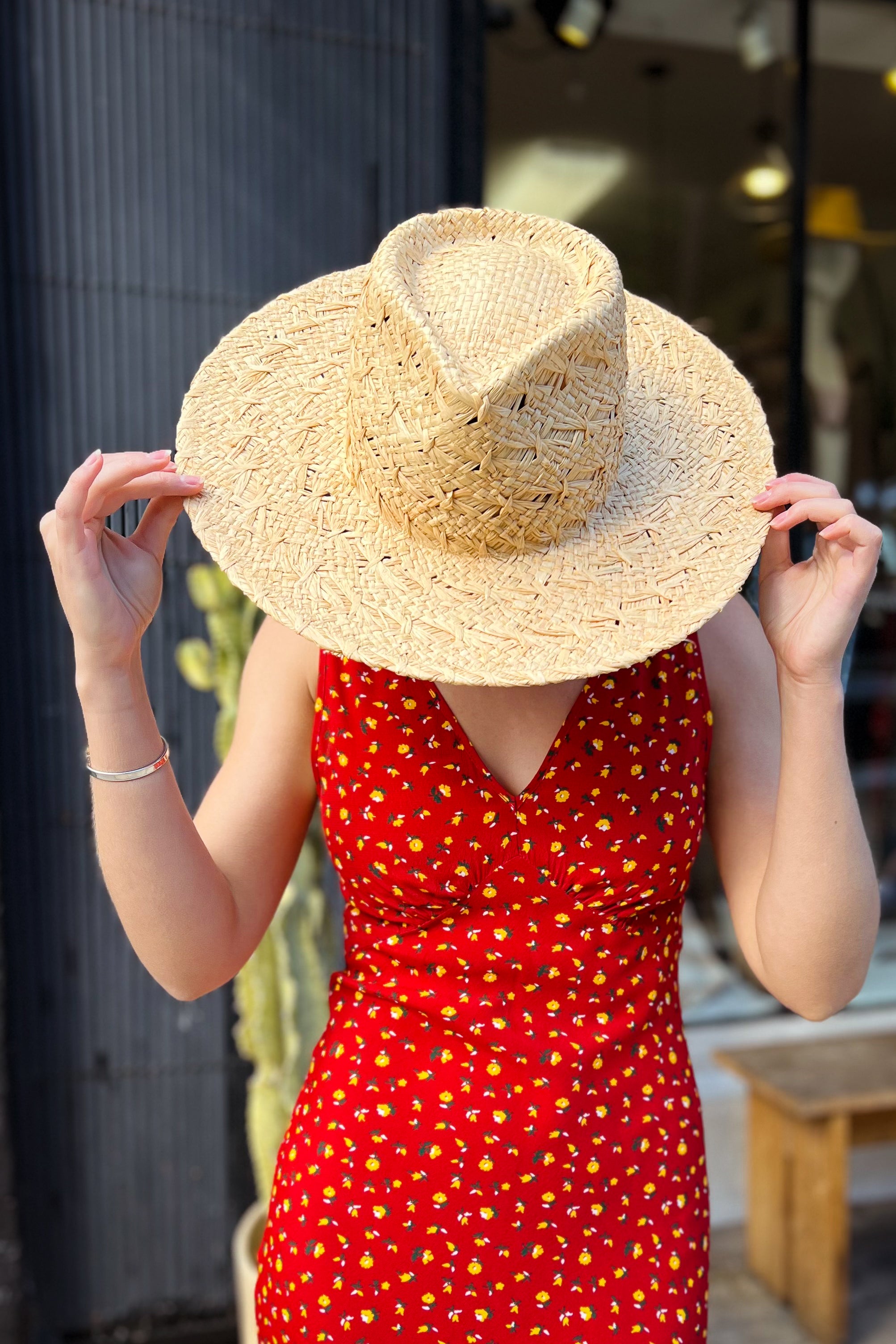 Wyeth Suki Natural Woven Straw Hat Madewell Wyeth Suki Straw Hat - Natural | Editorialist main image 3