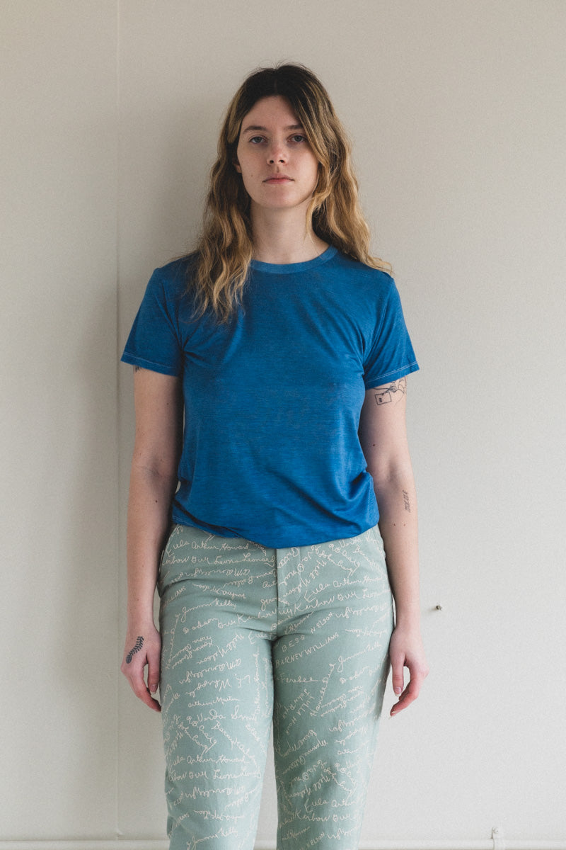 Baserange TEE SHIRT - ISATIS BLUE | Garmentory
