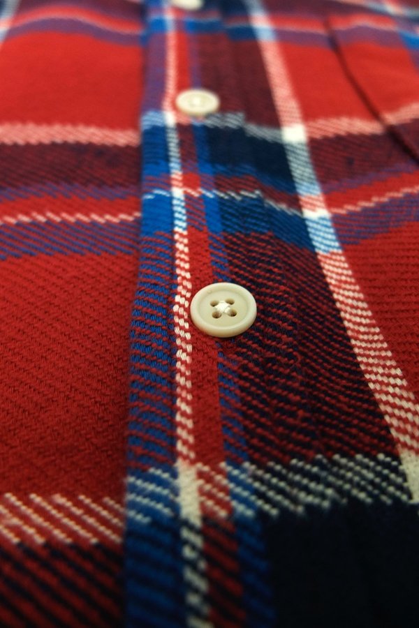 Corridor Blanket Plaid Shirt - Red Corridor Blanket Plaid Shirt - Red