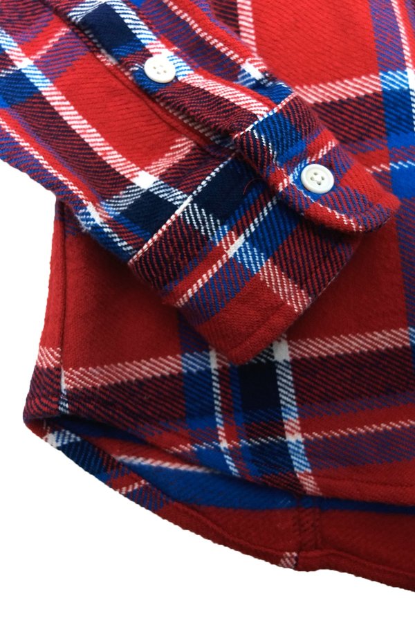 Corridor Blanket Plaid Shirt - Red Corridor Blanket Plaid Shirt - Red