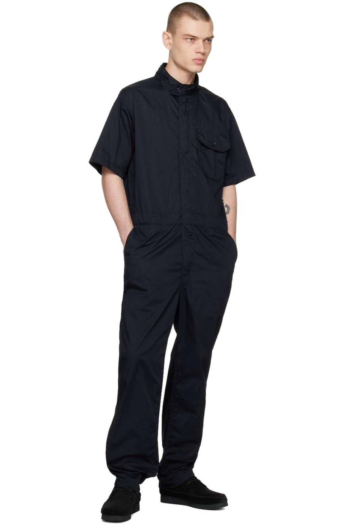 Engineered Garments Racing Jumpsuit Dark Navy Feather Garmentory