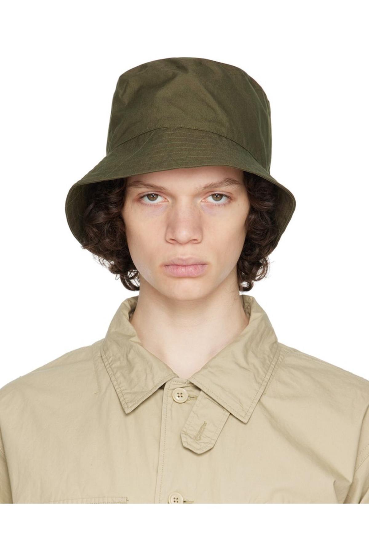 Engineered Garments Quilted Bucket Hat Olive Garmentory