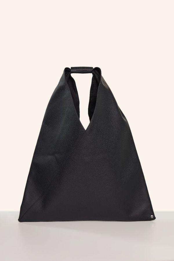 MM6 MAISON MARGIELA Japanese grainy leather bag - Black | Garmentory