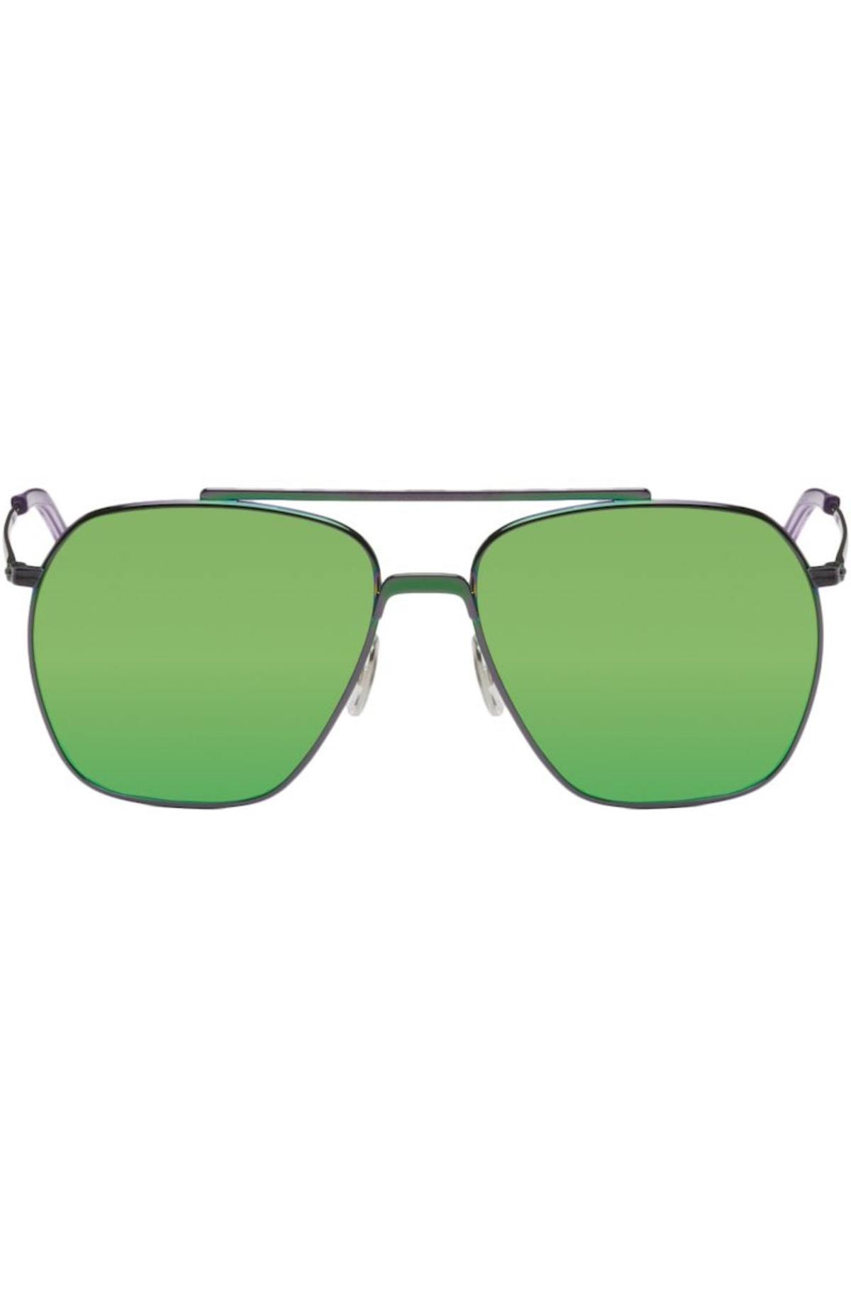 ACNE STUDIOS Anteom Aviator Sunglasses Acne Studios Aviator Clear Sunglasses - Silver Sunglasses  main image 3