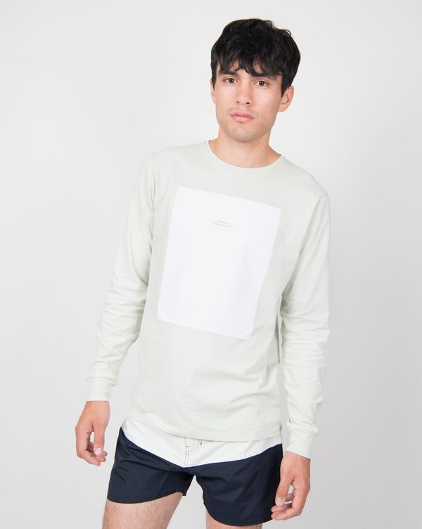 Saturdays NYC Logo Rectangle Long Sleeve Tee Saturdays NYC Logo Rectangle Long Sleeve Tee