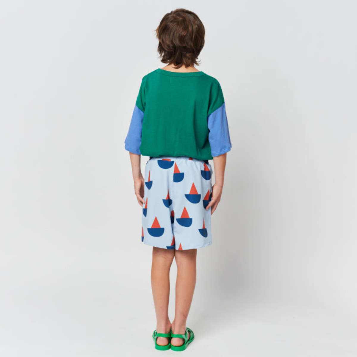 Bobo Choses Kids Sea Flower All Over Woven Shorts
