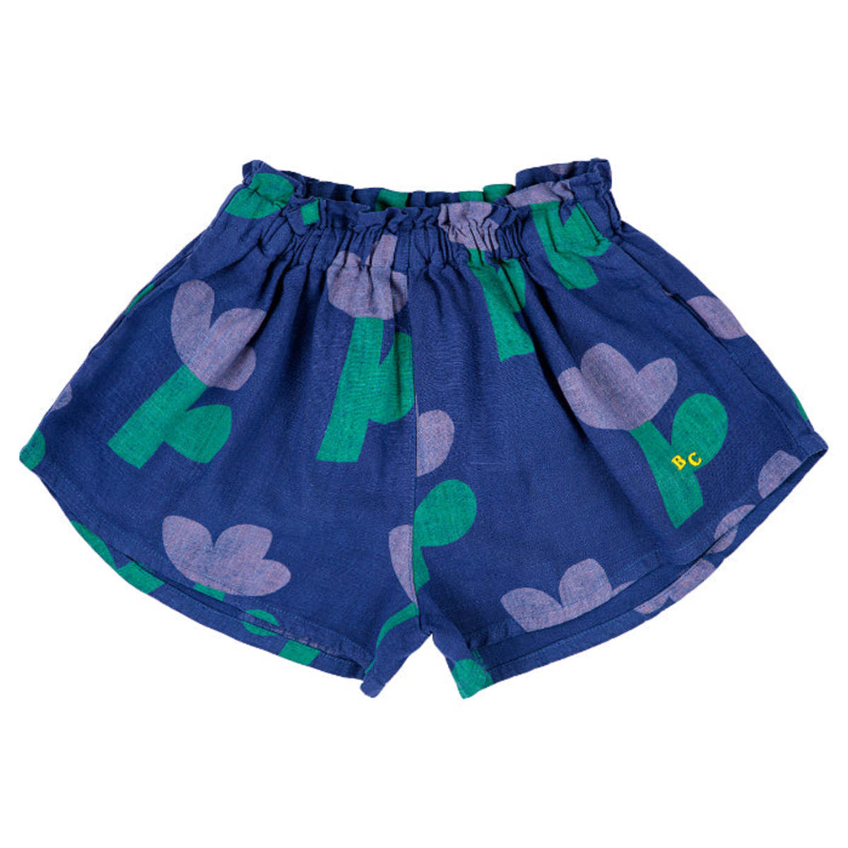 Bobo Choses Pickles The Dog woven bermuda shorts, Light Blue