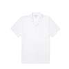Sunspel Riviera Camp Collar S/S Polo - WHITE - Thumbnail 3