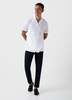 Sunspel Riviera Camp Collar S/S Polo - WHITE - Thumbnail 1