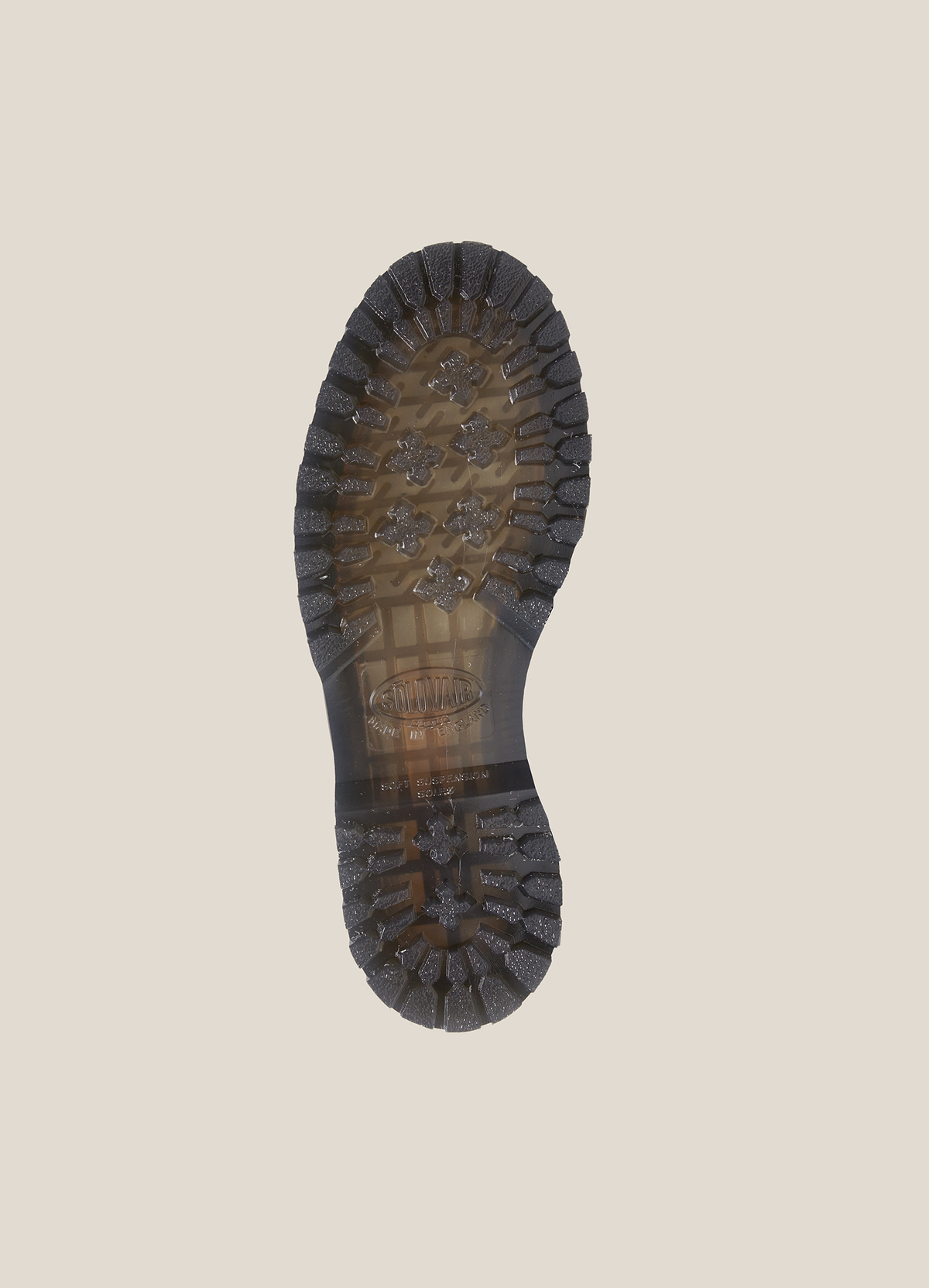 Solovair x YMC Greasy Leather Penny Loafer - Black - Image 4 of 4