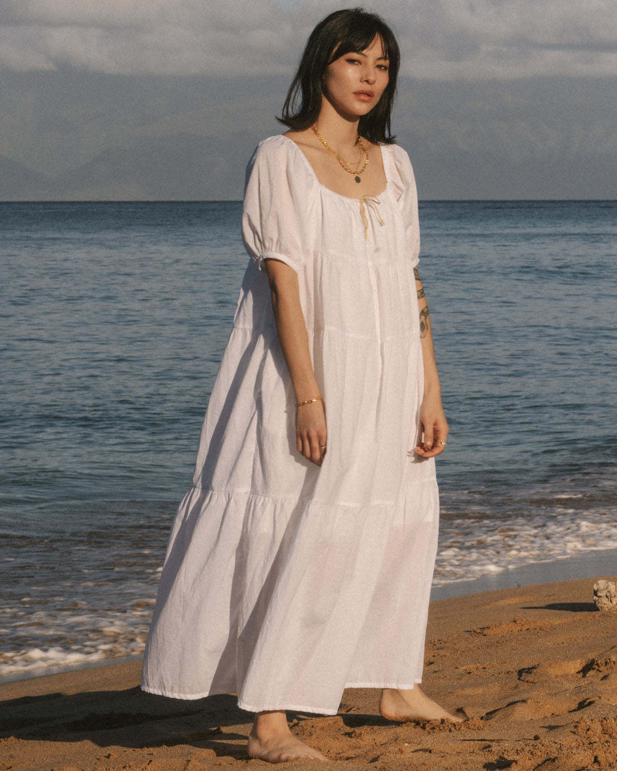 harly jae Prairie Dress - White | Garmentory