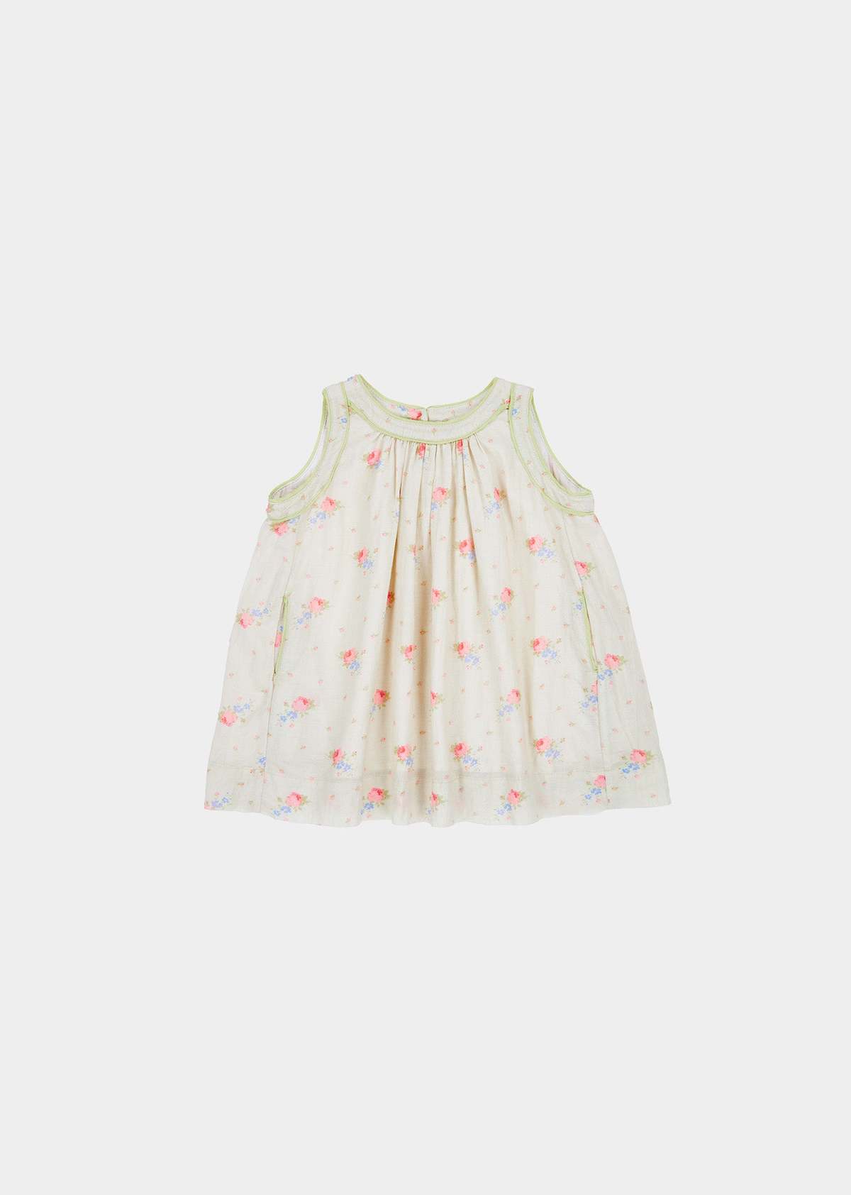 Kids Caramel GINGER BABY DRESS - ROSE BOUQUET | Garmentory