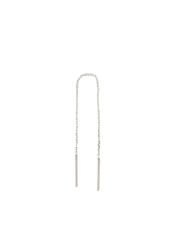IGWT Rubik Thread Earring - Silver IGWT Rubik Thread Earring - Silver
