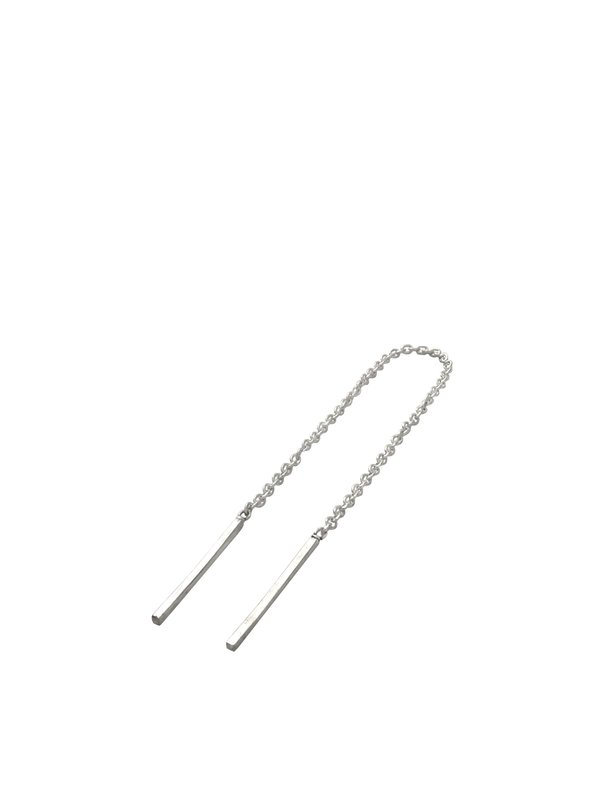 IGWT Rubik Thread Earring - Silver IGWT Rubik Thread Earring - Silver