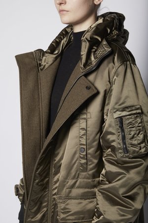 AHIRAIN Long Hoodie Parka AHIRAIN Long Hoodie Parka