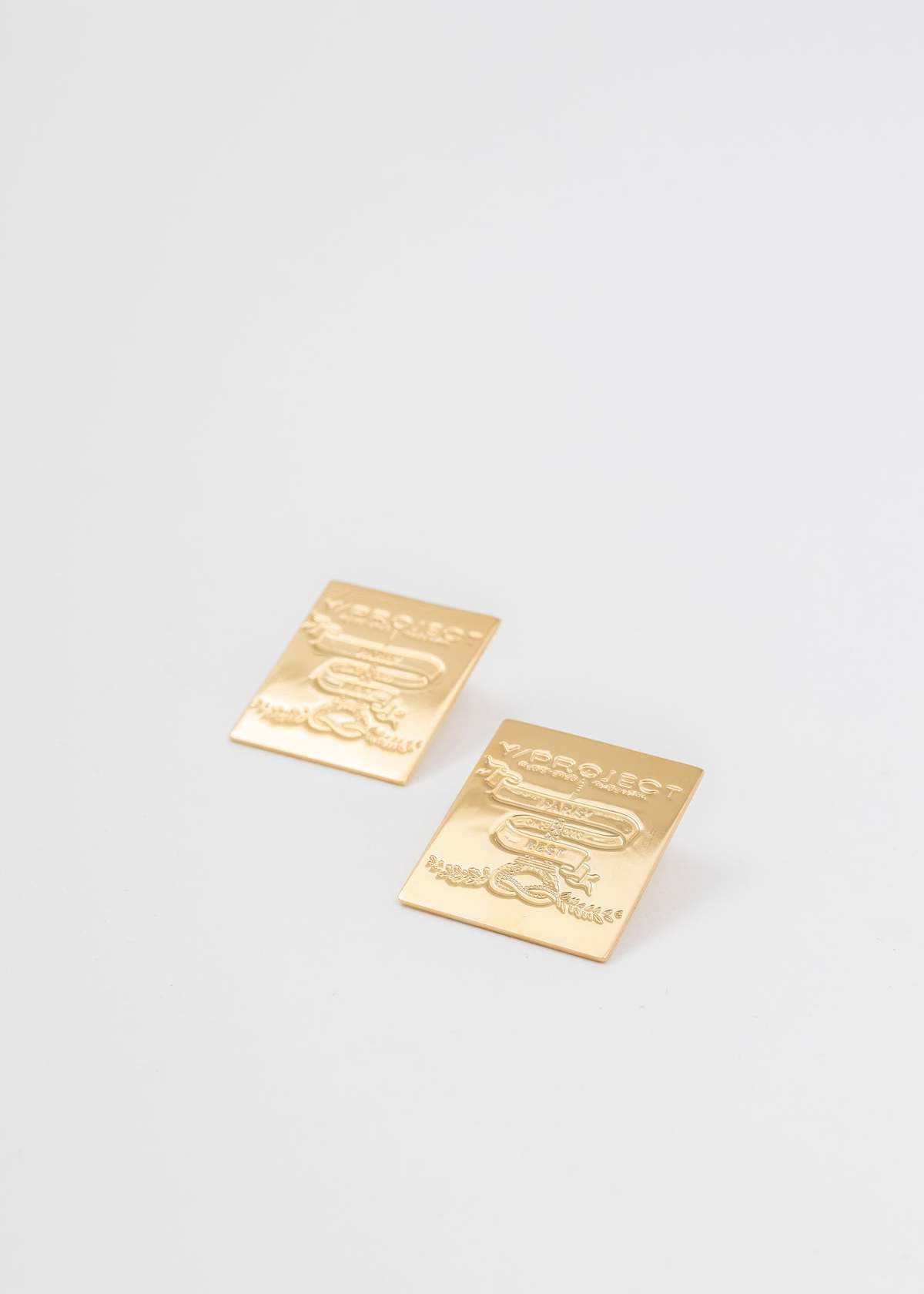 Y/project Single Mini Paris' Best Earring - Gold  - Image 5 of 5