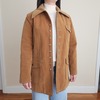 70’s Vintage Tan Suede Coat Jacket  - Thumbnail 2